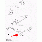 Крепления Глушителя